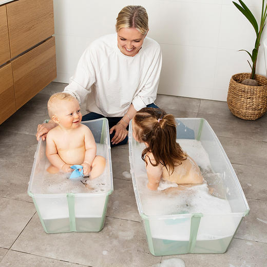 挪威Stokke 标准版折叠式浴盆 + 初生婴儿浴架 婴儿宝宝浴盆 商品图3