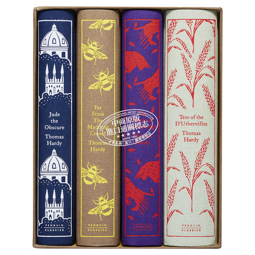 【中商原版】企鹅布面经典系列 托马斯哈代 盒装四本 英文原版 Thomas Hardy Boxed Set Thomas Hardy 经典文学 商品图1