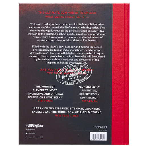 预售 【中商原版】9号秘事的内部人士指南 获奖 BBC 电视剧的幕后故事 英文原版 The Insider s Guide to Inside No9  Mark Salisbury 商品图2