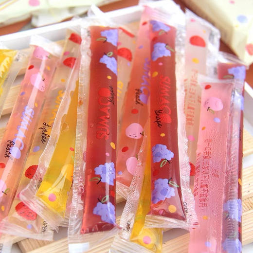马来西亚进口零食sumaco素玛哥综合水果味条形果冻冰沙布丁可吸 商品图1
