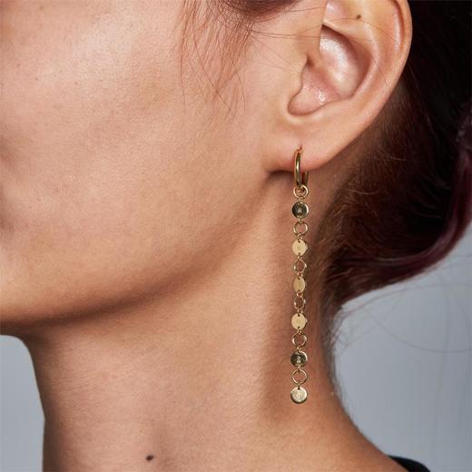 真言系列 六字真言银镀金耳坠 醍醐xZEEMOU ZENG原创设计 商品图2