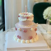6寸+4寸 | 粉粉小爱心 | 小双层蛋糕 商品缩略图0