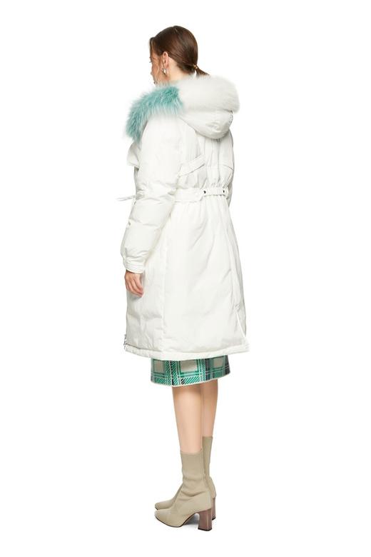 ELLA JADE 抽绳收腰拼色毛领羽绒服 8451 商品图2