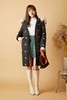 灵音 羽毛刺绣黑色毛领羽绒服 8434 商品缩略图0