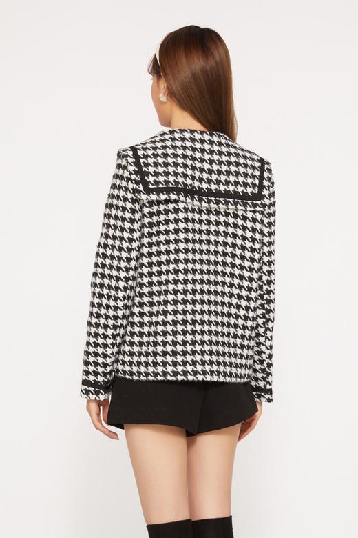 Le Malene 法式复古千鸟格外套 10045 商品图2