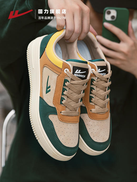 回力男鞋2025冬季新款潮流复古休闲运动鞋子ins百搭加绒男士板鞋1599 商品图1