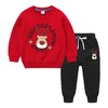 【圣诞复合绒保暖套装】儿童秋冬宝宝加绒加厚套装儿童复合加绒长袖两件套装 商品缩略图12