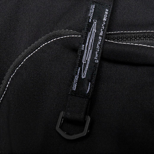 卡尔美工装裤男2022早春新款直筒百搭休闲裤宽松潮流梭织裤 商品图3