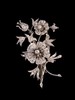 独角鹿西洋古董首饰珠宝18K黄金纯银镶嵌钻石花束造型颤动式胸针 商品缩略图0