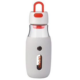 泰福高（TAFUCO） 玻璃杯 大容量茶水分离水杯  550ml