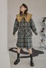 amadella 格纹披肩两穿外套 10204【不含腰带、皮质衣领】 商品缩略图0