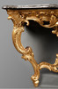 独角鹿西洋古董家具路易十五风格木质鎏金大理石桌面边桌玄关桌 商品缩略图3