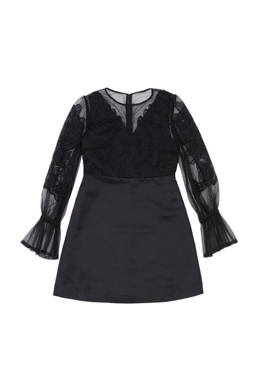 FIVE PLUS（5+） 半透明黑色连衣裙 5393 商品图4