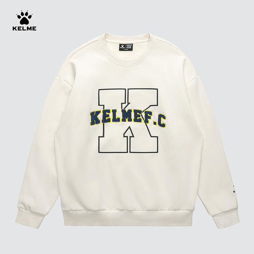 卡尔美圆领卫衣男2022秋冬新款长袖宽松圆领T恤男士上衣 商品图1