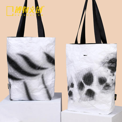 博物文创巨口鲨杜邦纸包托特包简约复古文艺图书馆学生平板购物 商品图0