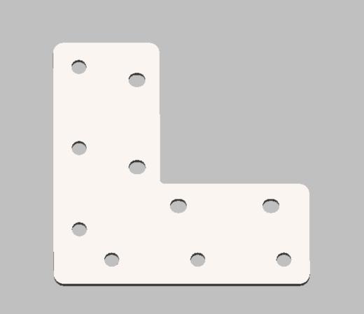 左侧框架角尺板    40TY09000096 商品图0