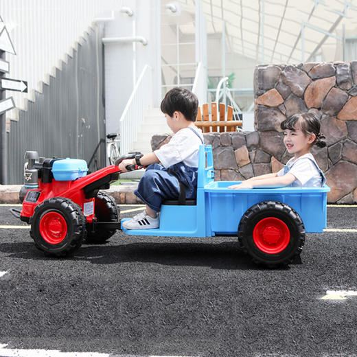 贝多奇 儿童拖拉机玩具车可坐人儿童电动车四轮电动汽车 BDQ 商品图5