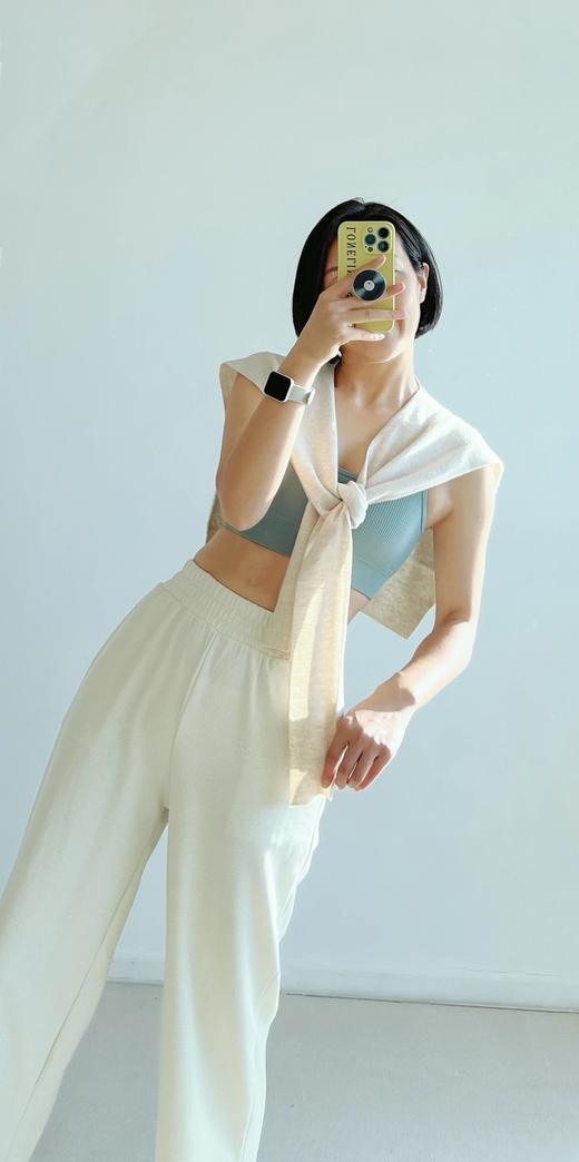 AddOne+1休闲时尚保暖羊毛披肩外搭 杏色/花驼色 商品图3