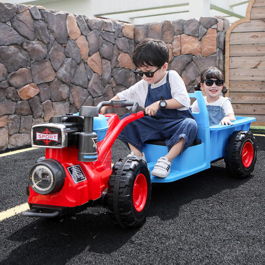 贝多奇 儿童拖拉机玩具车可坐人儿童电动车四轮电动汽车 BDQ 商品图7