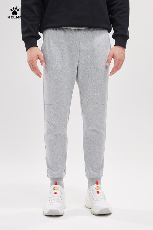 卡尔美加绒针织运动裤男2022冬季新款运动长裤休闲加厚卫裤 商品图3