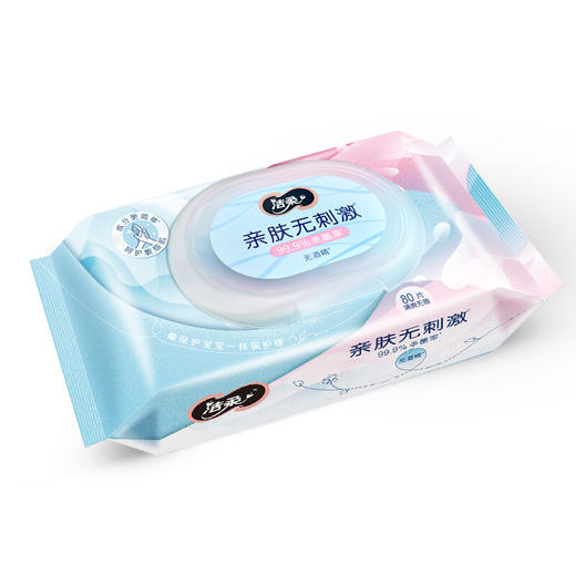 洁柔卫生湿巾(C&S) 加厚80片*1包 99.9%杀菌清洁（祛菌清洁呵护肌肤清爽不粘腻）新老品交替发货 商品图6