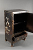 独角鹿西洋古董家具20世纪中国出品传统人物黑漆底百宝嵌边柜立柜 商品缩略图2