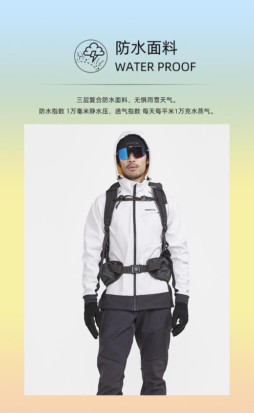 Craft 运动adv backcountry防风保暖夹克 商品图10