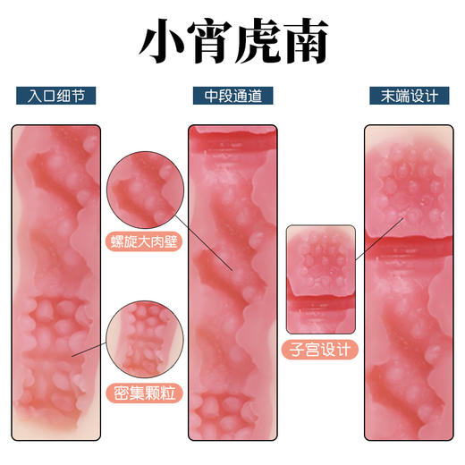 日本EXE小宵虎南真人名器倒模双通道800G饱满包裹 商品图3