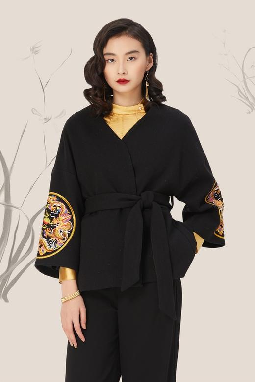 ELLA JADE 重工龙纹刺绣中国风外套 8724 商品图0