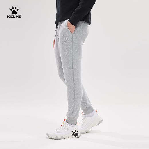 卡尔美加绒针织运动裤男2022冬季新款运动长裤休闲加厚卫裤 商品图2
