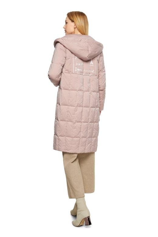 灵音 甜美粉字母绗缝羽绒服 8432 商品图2