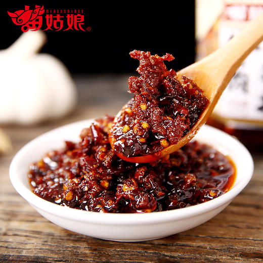 苗姑娘 牛肉辣椒酱 自制开胃菜下饭酱750g 商品图3