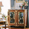 【已售】国内现货独角鹿西洋古董家具迪恩斯尤金缎木薄板铜鎏金玻璃展示柜 商品缩略图0