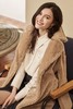 Eifini伊芙丽 卡其色韩版颗粒绒毛呢大衣 10163 商品缩略图1