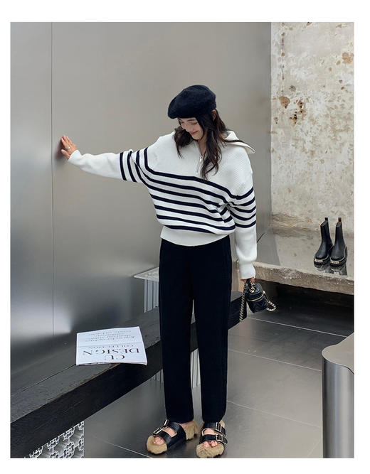 【显瘦遮肉又有范】灯芯绒休闲裤修饰腿型凸显大长腿舒适减龄不挑身材秋冬加厚款 商品图1