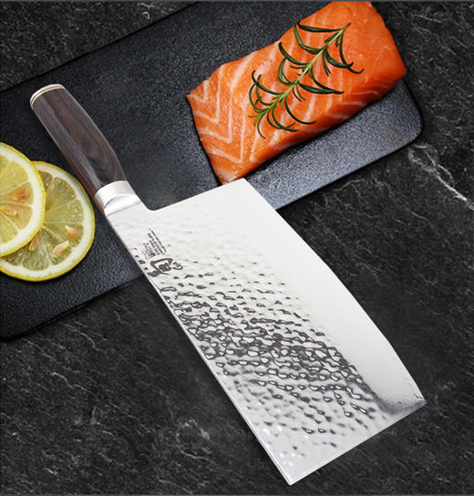 日本贝印旬刀菜刀中华刀大马士革钢刀具锋利厨师刀厨房刀 商品图5