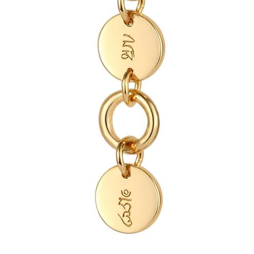 真言系列 六字真言银镀金耳坠 醍醐xZEEMOU ZENG原创设计 商品图5