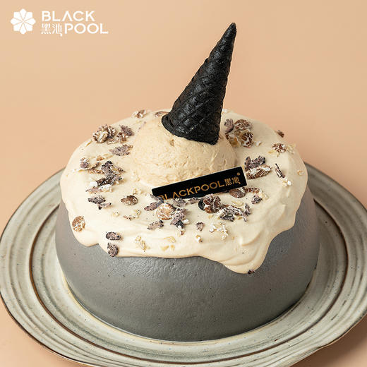 （贪吃兑换专用）1.0磅 蛋筒芋泥/黑芝麻流心蛋糕 商品图2