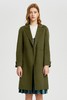 Eifini伊芙丽 军绿色简约气质大衣 10172 商品缩略图0