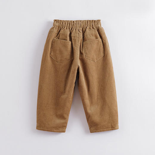 马克珍妮冬装新款 女童灯芯绒加绒萝卜裤 儿童裤子221758 商品图1