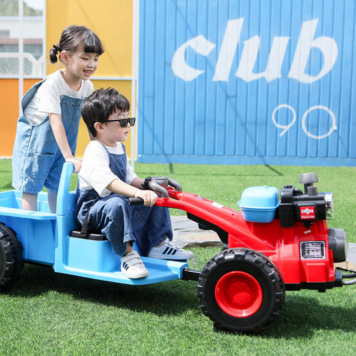 贝多奇 儿童拖拉机玩具车可坐人儿童电动车四轮电动汽车 BDQ 商品图2