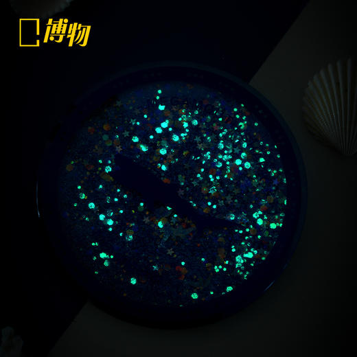 博物巨口鲨夜光流沙杯垫 商品图4