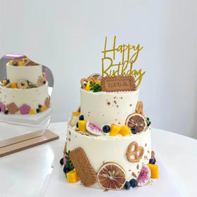 6寸+4寸 | 满心欢喜 | 小双层蛋糕