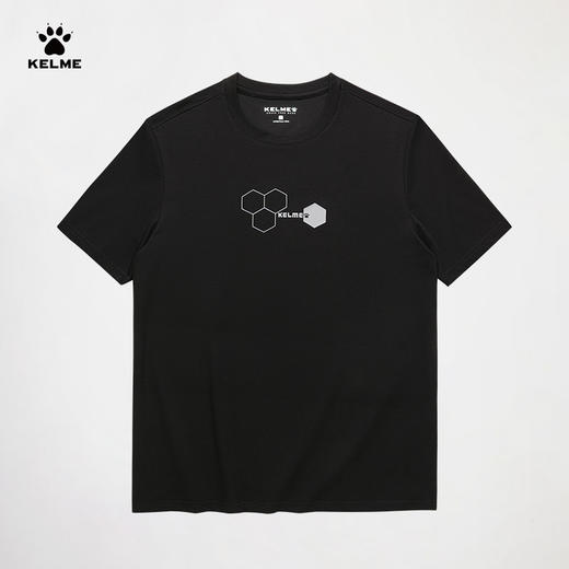 卡尔美短袖T恤男款新款夏季休闲装透气圆领时装简约生活体恤 商品图3