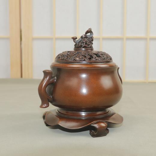 如意钮鱼耳熏炉 商品图1