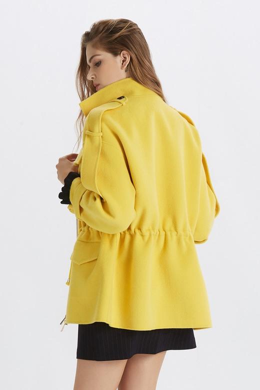 FIVE PLUS（5+） 亮黄色羊毛双面呢外套 10248 商品图3