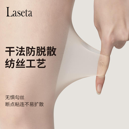 Laseta兰妲裸感双层连裤袜微压塑腿型 收腹显瘦 哑光防勾丝 一裤三穿 商品图4