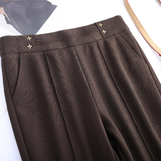 简约拼接修身时尚加绒通勤气质优雅微喇裤MYX-YBS-28127-L 商品图3