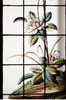 独角鹿西洋古董法国新艺术时期出品水滨花鸟主题彩绘玻璃花窗一对 商品缩略图4