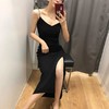 夜店蹦迪性感修身吊带长裙女无袖韩版开叉连衣裙春夏新款打底裙子 商品缩略图0